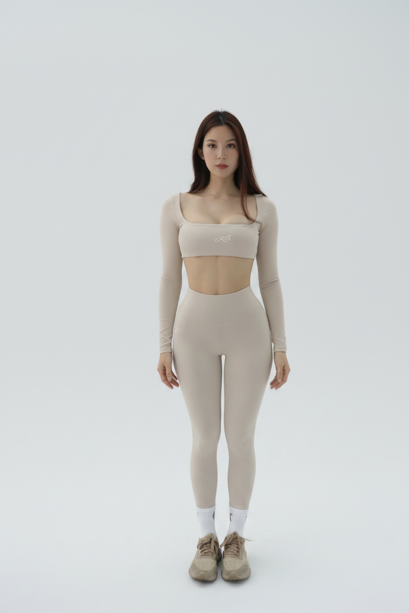 Signature Long Sleeve Crop Top