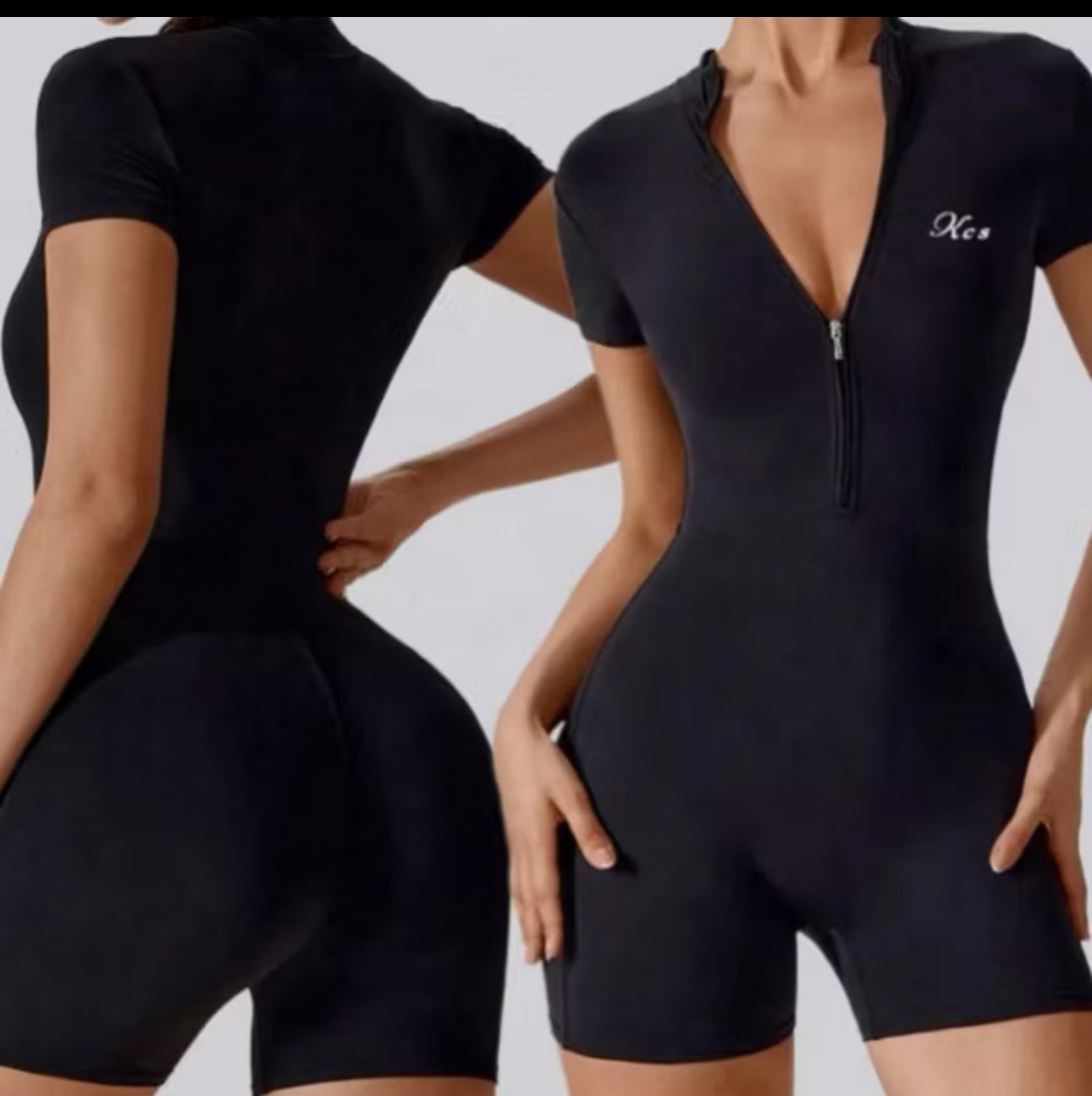 Curves Zip Bodysuit – Snatched Silhouette, Zip Closure | KCS