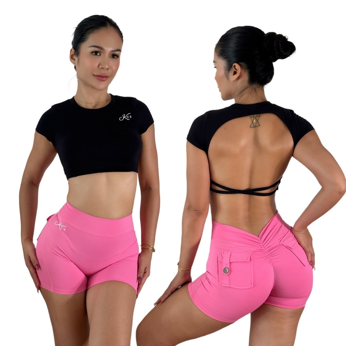 V Curves Pocket Shorts