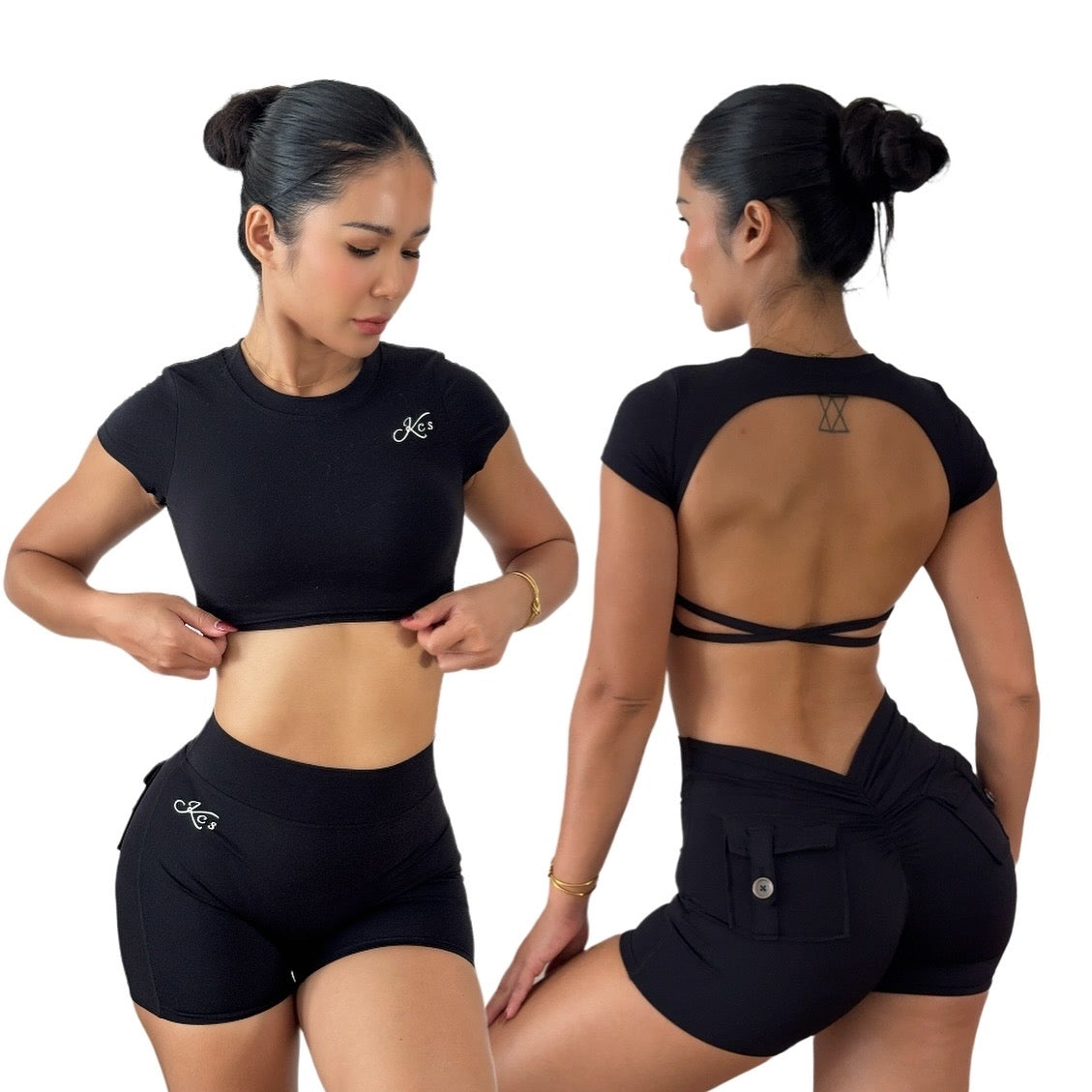 V Curves Pocket Shorts