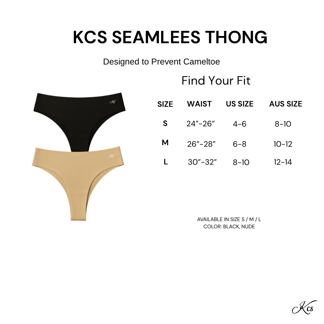 Seamless Thong Bikini Pads – Invisible, Smooth, No-Show Coverage | KCS