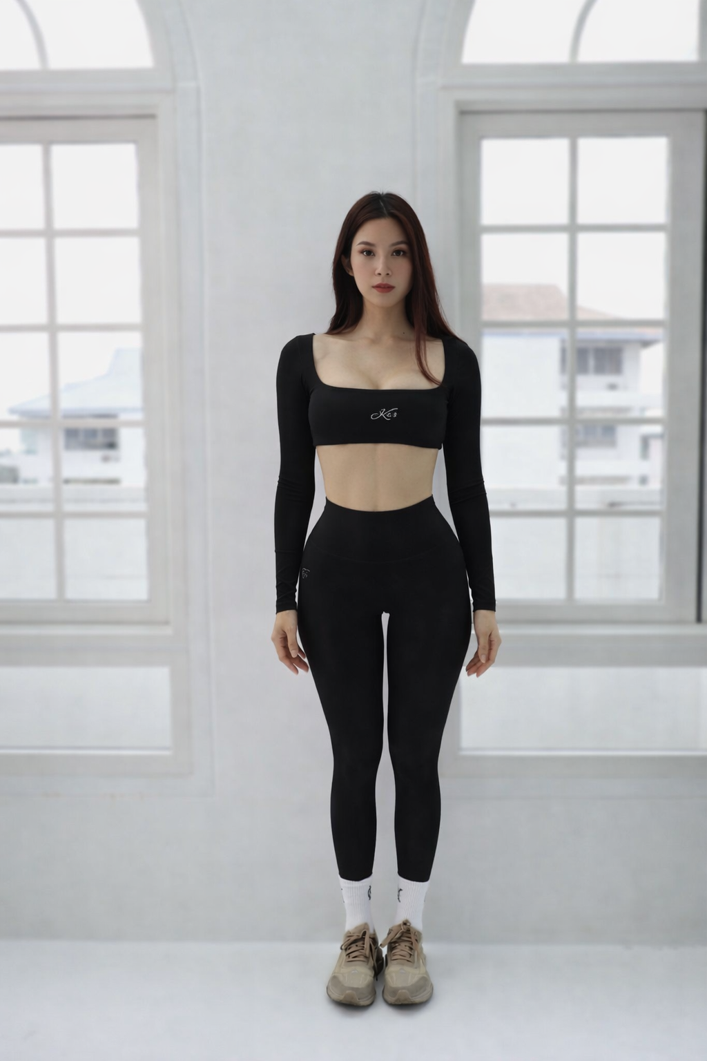 Signature Long Sleeve Crop Top