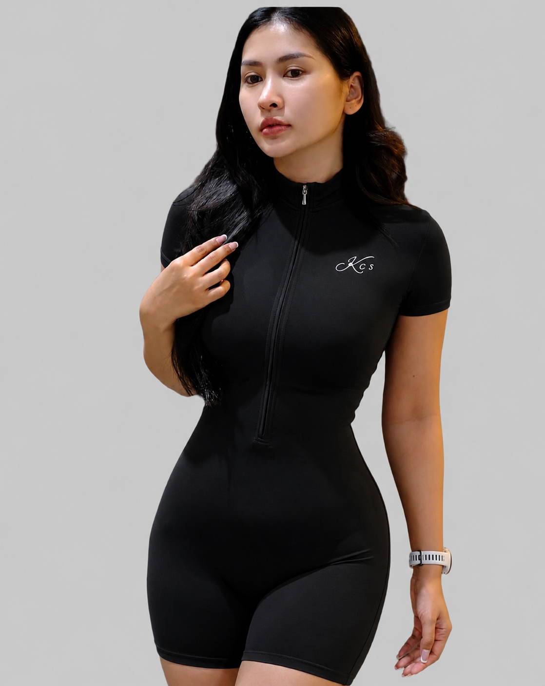 Curves Zip Bodysuit